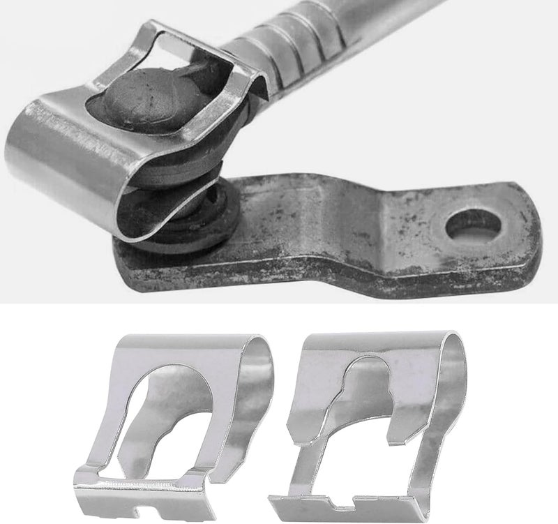 Tioollev 2PCS Car Windscreen Wiper Linkage Clips,Windshield Wiper Transmission,Car Accessories Wiper Linkage Bushings,Auto Windscreen Wiper Motor Linkage Repair Clip Kit (2PCS) - Image 1